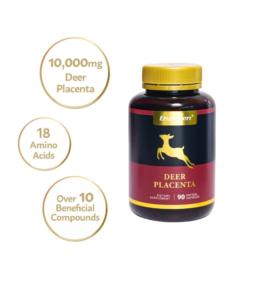 ✅ Deer Placenta Capsules Bottle – KiwiCorp
✅ New Zealand Deer Placenta Supplement for Skin and Vitality