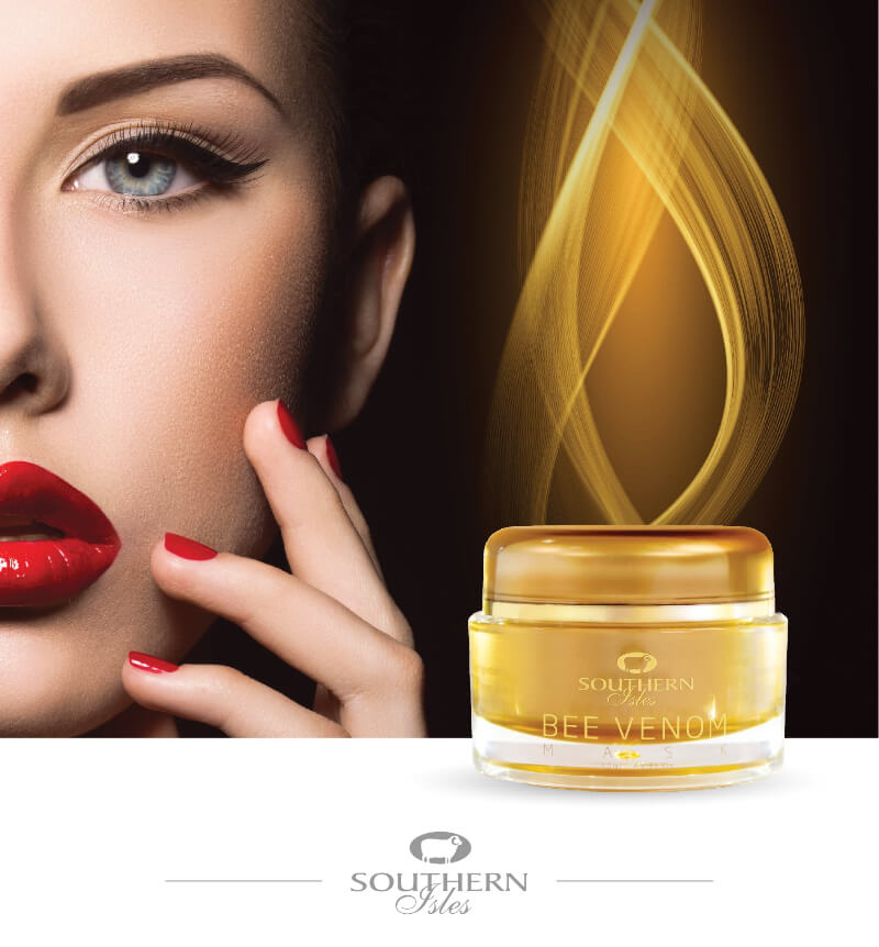 Bee Venom Mask with CoQ10 for firming and anti-aging skincare